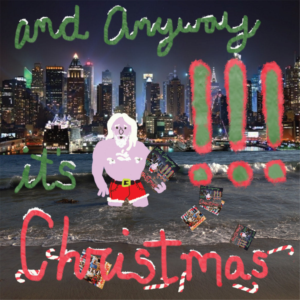 !!! (Chk Chk Chk) – And Anyway It’s Christmas 7-inch vinyl cover