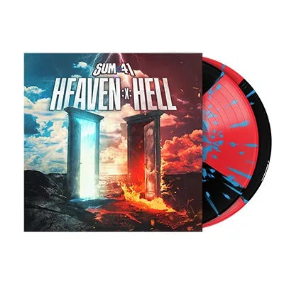 Sum 41 | Heaven :x: Hell (LP, Indie Exclusive, Colored Vinyl, Red & Black Quad W/ Blue Splatter)