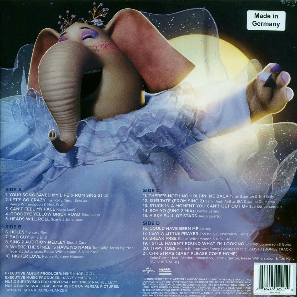 Sing 2: Original Motion Picture Soundtrack (Limited Edition, Purple Marbled Colored Vinyl) (2 Lp's)