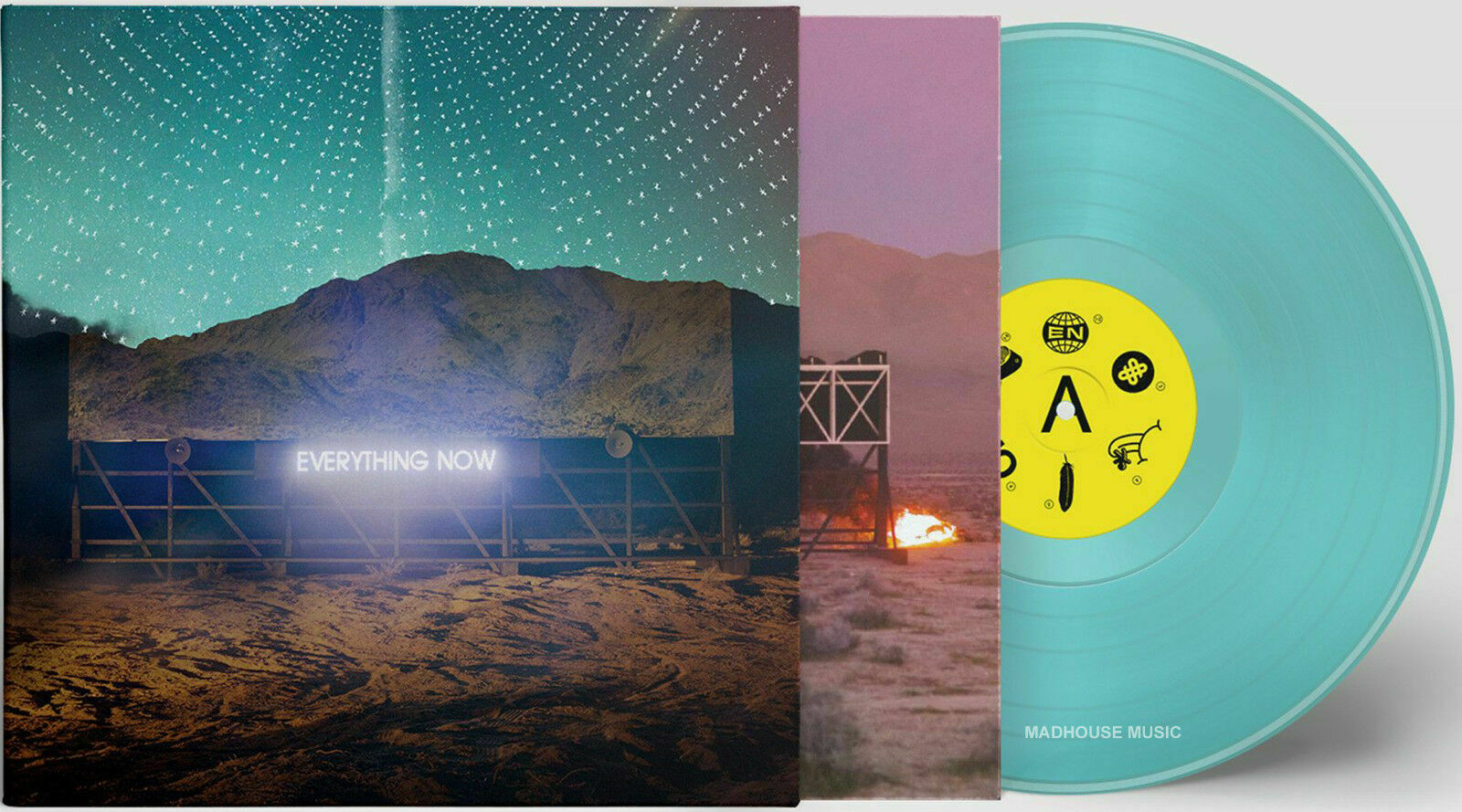 - Everything Now (LP | Translucent Blue Vinyl, Night Version) Translucent Blue