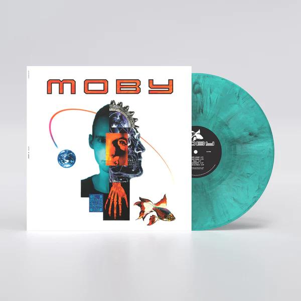 Moby Moby (Black, White & Blue Marbled Colored Vinyl, 140 Gram Vinyl)