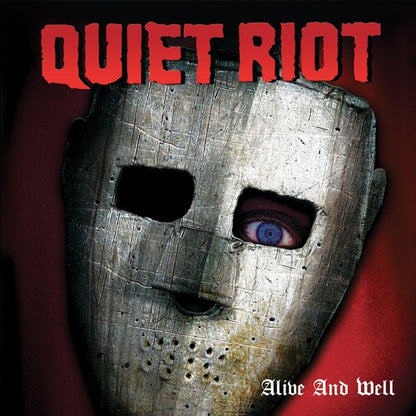 Quiet Riot Alive & Well - Red & Black Splatter