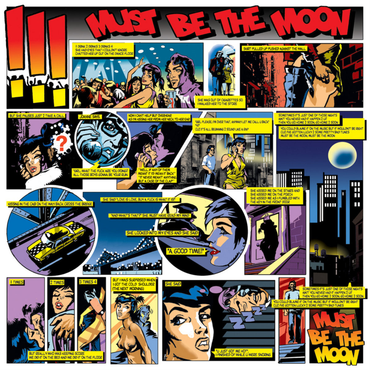 !!! (Chk Chk Chk) – Must Be the Moon 12-inch vinyl single cover