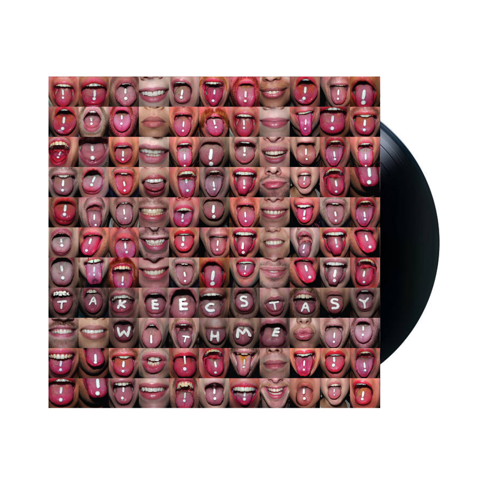 !!! (Chk Chk Chk) – Take Ecstasy With Me / Get Up 12" vinyl cover