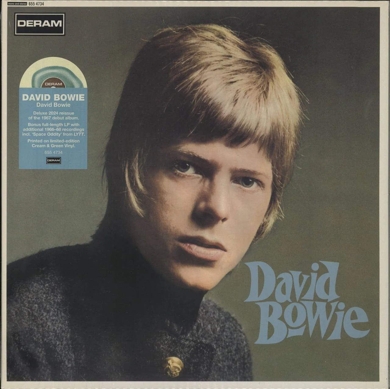 David Bowie (Limited Edition, Cream & Green Swirl Colored Vinyl) (2 Lp's)