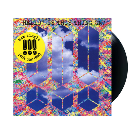 !!! (Chk Chk Chk) – Hello? Is This Thing On? 12" vinyl single cover