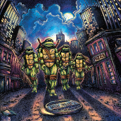 Teenage Mutant Ninja Turtles (Original Soundtrack) (Turtle Mask Splatter Colored Vinyl) (2 Lp's)
