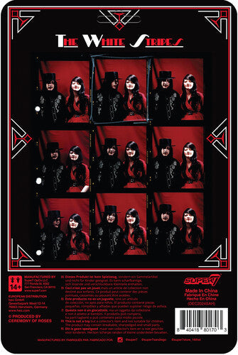 Super7 - White Stripes - ReAction Figures Wv1 - Get Behind Me Satan 2-Pack (Action Figure, Collectible)