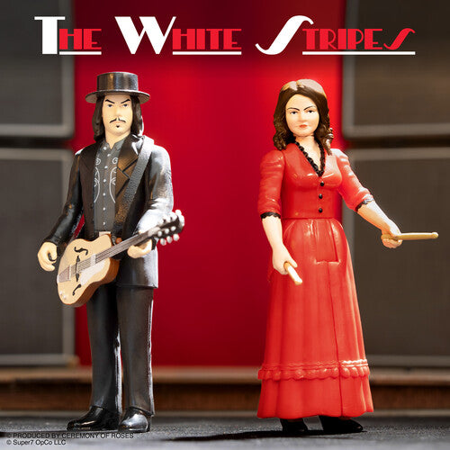Super7 - White Stripes - ReAction Figures Wv1 - Get Behind Me Satan 2-Pack (Action Figure, Collectible)
