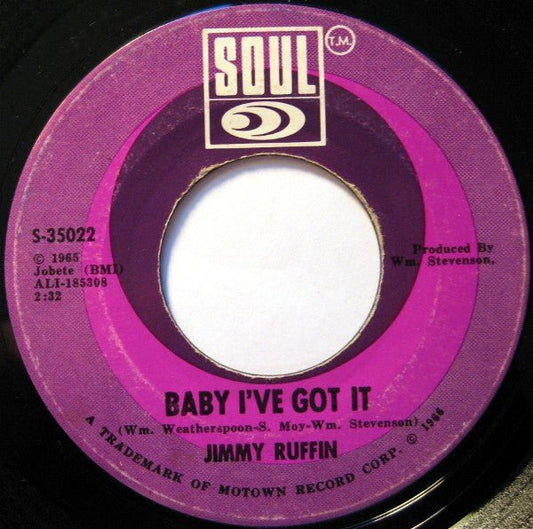 Jimmy Ruffin | What Becomes Of The Broken Hearted (Pre-Owned 7" Single)