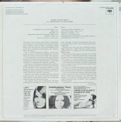 André Kostelanetz and His Orchestra - I'll Never Fall In Love Again (LP | Pre-Owned Vinyl) - Vibin' VinylVinylAndré Kostelanetz and His OrchestraCS 9998